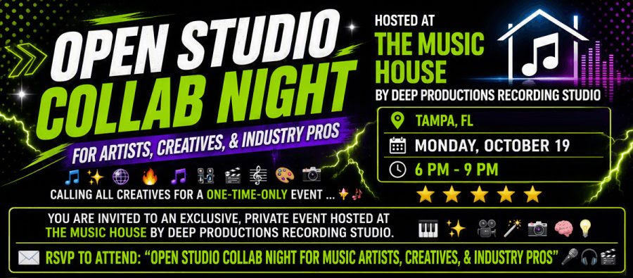 Open Studio Collab Night poster